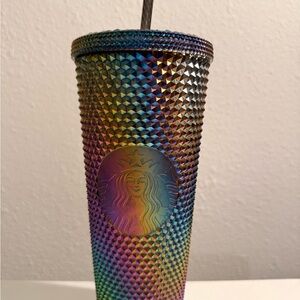 Starbucks Iridescent Tumbler with Straw